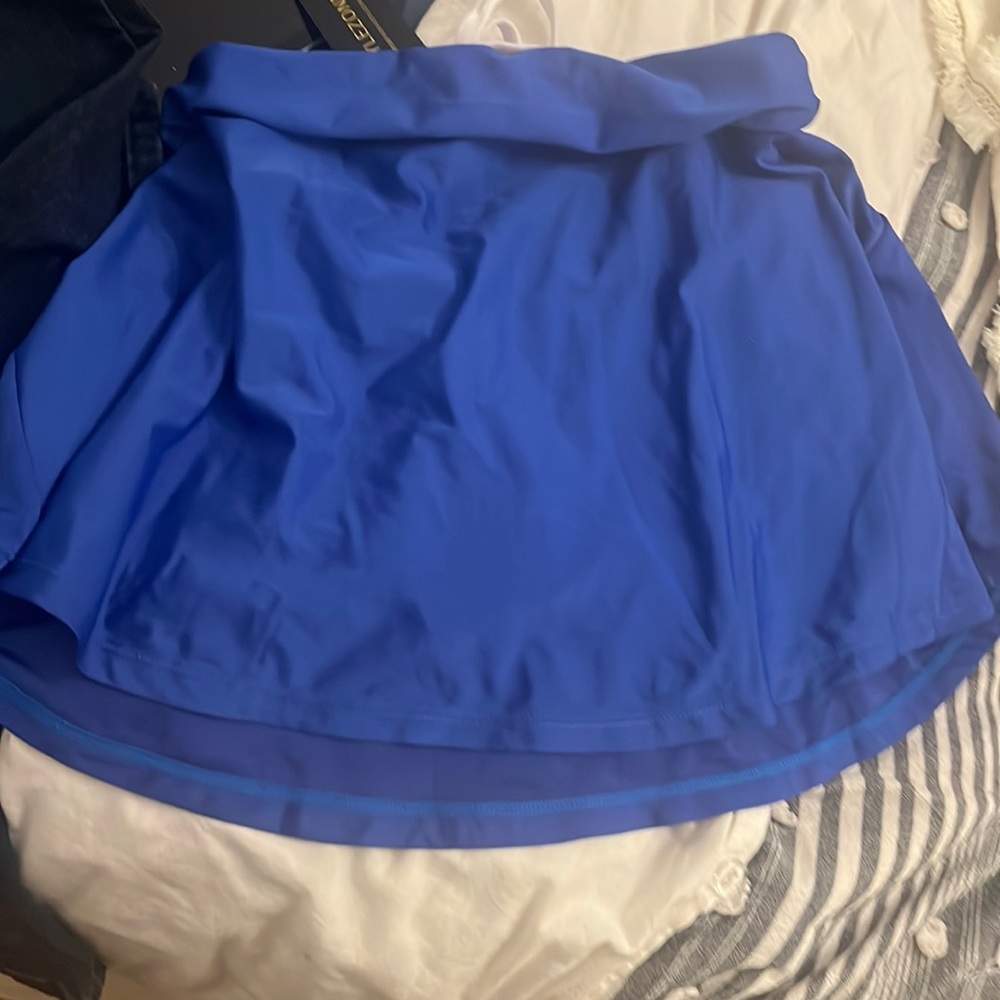 Blue skirt